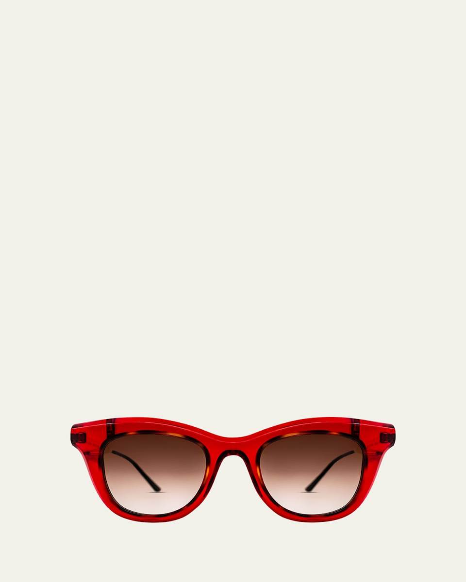 Mercy Gradient Acetate & Metal Cat-Eye Sunglasses